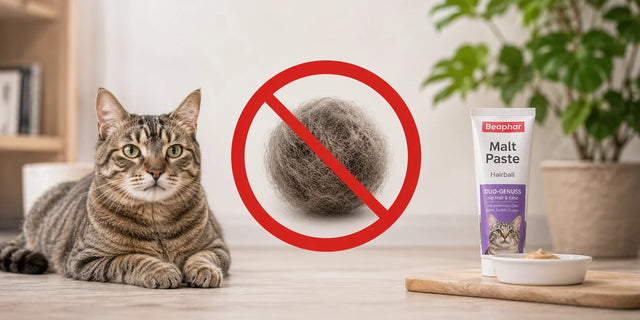 Haarballen bij katten