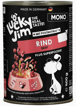 Lucky Jim Mono Adult Wołowina puszka 400