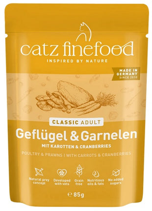 Catz Finefood Classic N.17 Drób i Krewetki saszetka 85g