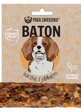 Paka Zwierzaka Baton Kaczka z jablkiem 12cm
