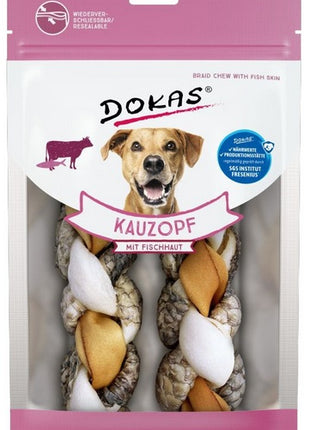 Dokas Pies Warkocz wołowina/tilapia 120g