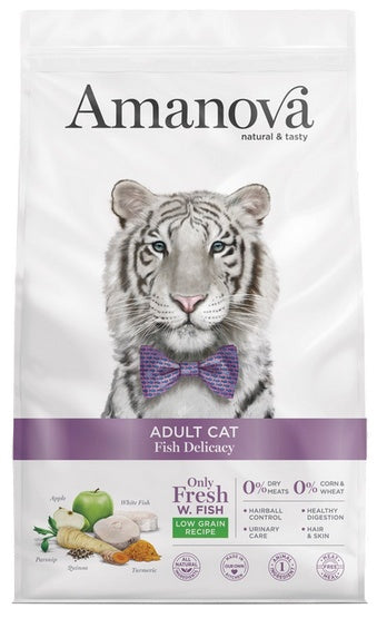 Amanova Cat Adult Fish Delicacy White Fish - biała ryba 6kg