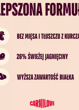 Carnilove Cat Active Lamb & Wild Boar Sterilised - jagnięcina i dzik 400g