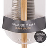 Hery Labo Borstel 2 In 1 Bamboe