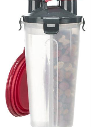 Trixie Waterfles / Voerfles Inclusief Reisbak Kunststof / Silicone