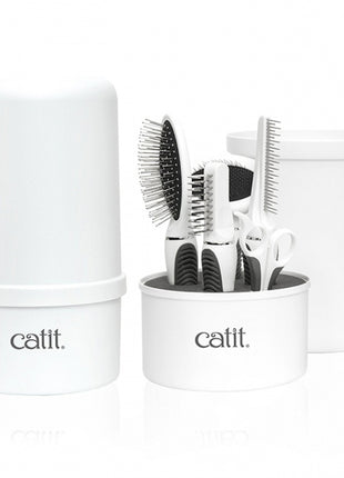 Catit Bürsten-Set für Mittel- und Langhaarkatzen