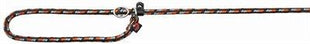Trixie Hondenriem Mountain Rope Retriever Zwart / Oranje