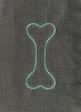 Trixie Microvezel Handdoek Met Insteekzakken Grijs