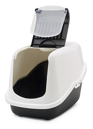 Savic Kattenbak Nestor Wit / Zwart