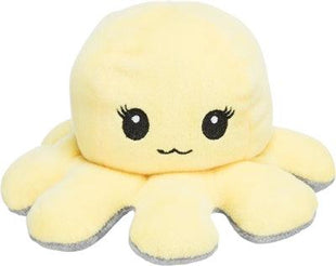 Trixie Octopus Omkeerbaar Pluche Grijs / Geel