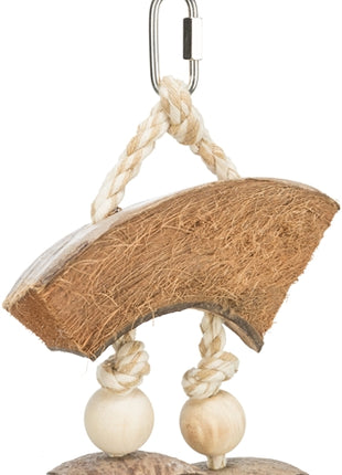 Trixie Natuurspeelgoed Kokosnoot/Schelpen