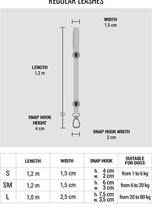 Morso Hondenriem Gerecycled Skyline Rood / Roze
