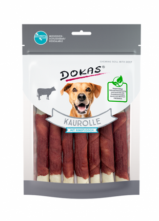 Dokas Dog Snack Kaurolle mit Rindfleisch 190g