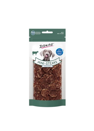 Dokas Dog Snack Mini Steaks Rindfleisch 50g