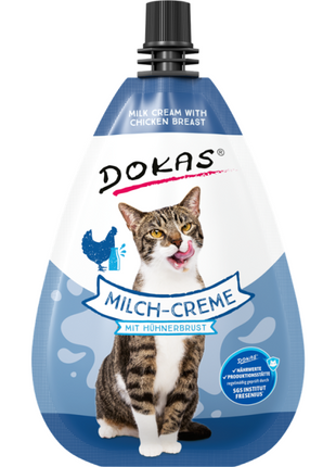 Dokas Cat Snack Milch-Creme mit Hühnerbrust 80g