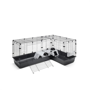 Savic Clubix Corner Knaagdierkooi Zwart