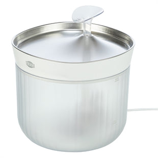 Trixie Drinkfontein Aqua Clear Kunststof / Rvs Wit 18X18X16 Cm