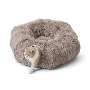 Savic Snuggle Tunnel / Kattenmand Warm Grijs 85X85X26,5 Cm