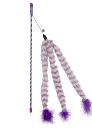 Duvoplus Cat Toy Spielangel Catchy Plüsch-Schwanz