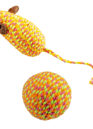 Duvoplus Cat Toy Jolly Maus & Ball