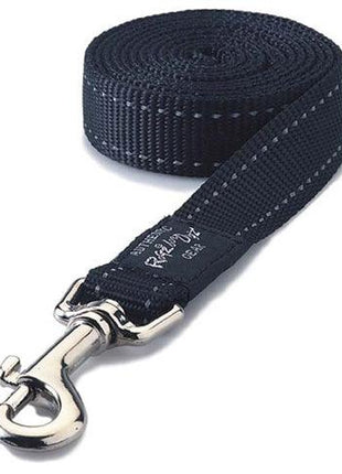 Rogz For Dogs Fanbelt Long Lijn Zwart
