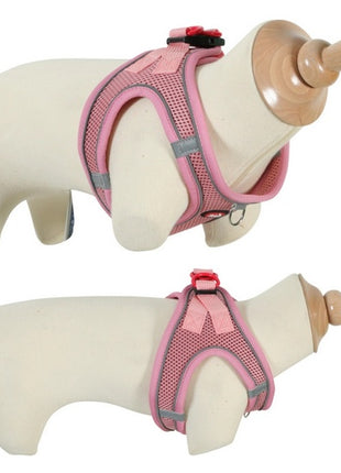 Zolux Szelki oddychające z siatki XS różowe