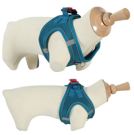 Zolux Szelki oddychające z siatki L turkusowe