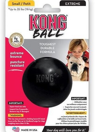 Kong Extreme Rubber Bal Zwart