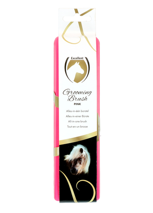 Excellent Horse Grooming Brush Roze