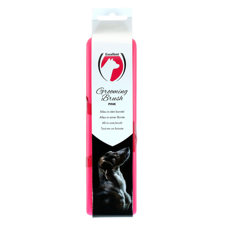 Excellent Pets Grooming Brush Medium Roze