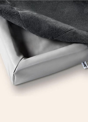 Bia Bed Fleece Overtrek Hondenmand Grijs - Hoes voor BIA 45X45 cm