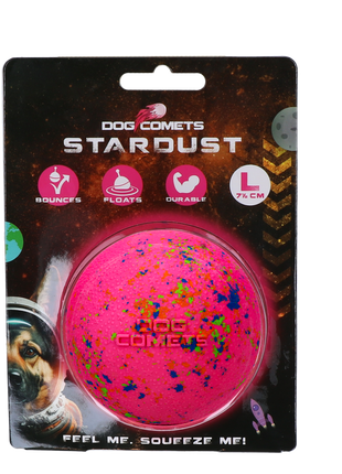 Dog Comets Stardust Roze