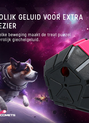 Dog Comets Treat Puzzle Roze