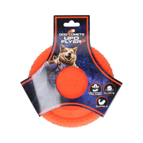 Dog Comets UFO Flyer Oranje