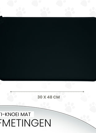 Eat Slow Live Longer Spill Mat Grijs