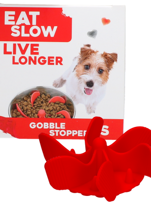 Eat Slow Live Longer Gobble Stopper Rood
