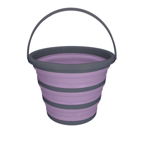 Excellent Horse Vouwbare Emmer Lila/grijs