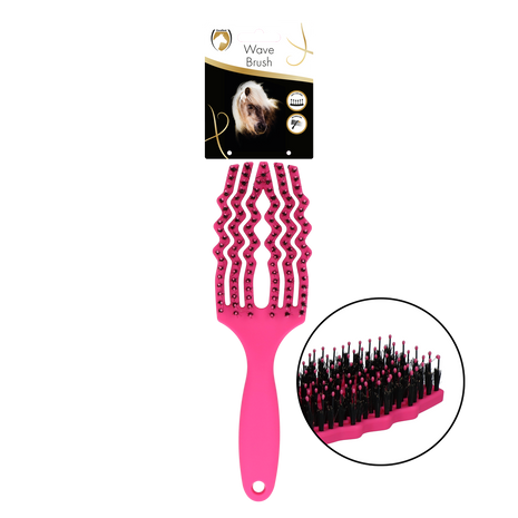 Excellent Horse Wave Brush Roze