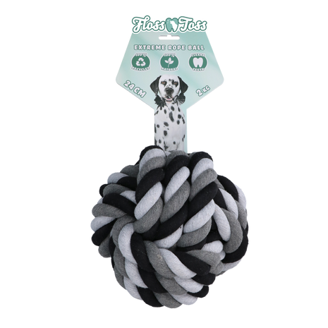 Floss Toss Dental Rope Exteme Ball - 24 cm