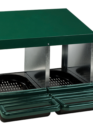 Gaun Pluimvee Legnest Plastic Vloer 2 Vakken (Max. 10 kippen)