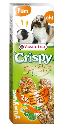 Versele-Laga Crispy Sticks Rabbit & Guinea Pig Carrot - kolby dla królików i świnek z marchewką 110g