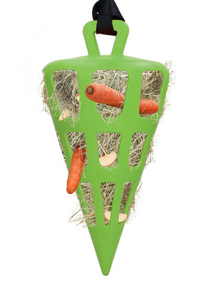 Hay Slow Feeder Fun & Flex Carrot Groen