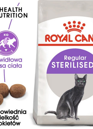 Royal Canin Sterilised karma sucha dla kotów dorosłych, sterylizowanych 4kg