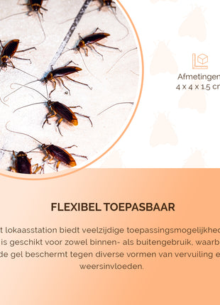 Knock Pest Gel Lokaasstation met plaksticker