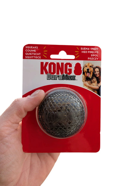 Kong Duramax -pallo - Erittäin vahva koiranpallo vinkuvalla äänellä