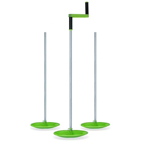 Twist butler 125 cm 3 stuks met 1 Zwengel