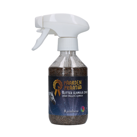 Paardenpraat TV Glitter Glamour Spray Regenboog
