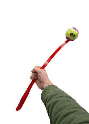 Werpstok voor tennisballen - 63 cm - verschillende kleuren