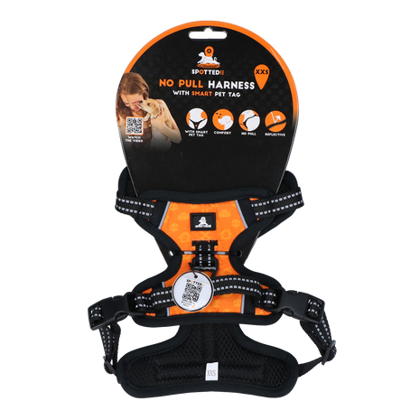 Spotted! Pro No Pull Harnas Oranje