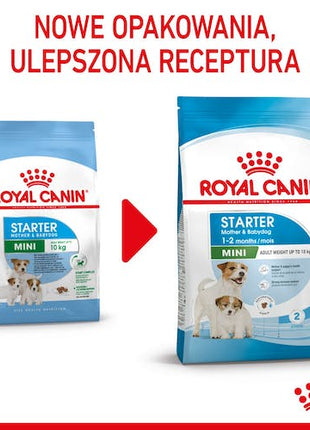 Royal Canin Mini Starter Mother&Babydog karma sucha dla szczeniąt do 2 miesiąca i suk karmiących ras małych 1kg